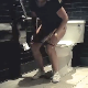 A hidden camera records a girl taking a piss and cutting a loud fart ending with a single, loud plop while sitting on a toilet in a dimly lit public restroom. She wipes her ass when finished. Presented in about 720P HD. About a minute.